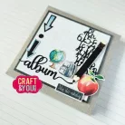 Craft & You Vágósablon Letters Backround Cutting Dies (1 csomag)