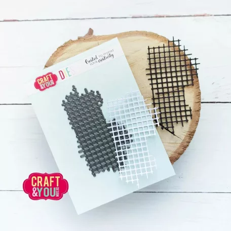 Craft & You Vágósablon Checkered Backround Cutting Dies (1 csomag)