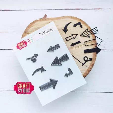 Craft & You Vágósablon Arrows Set Cutting Dies (1 csomag)