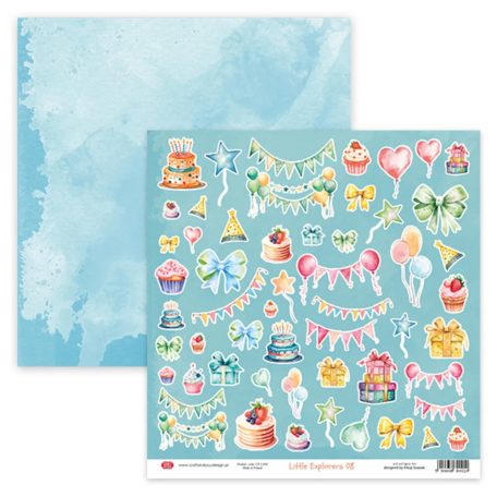 Craft & You Scrapbook kreatív készlet 12" (30 cm) Little Explorers Creative Set (1 csomag)