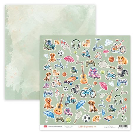 Craft & You Scrapbook kreatív készlet 12" (30 cm) Little Explorers Creative Set (1 csomag)