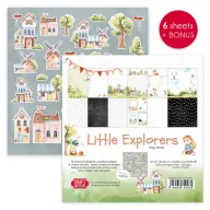  Craft & You Scrapbook papírkészlet 12" (30 cm) Little Explorers Paper Set (1 csomag)