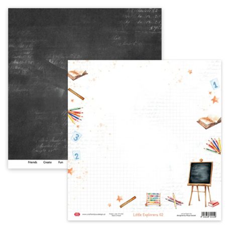 Craft & You Scrapbook papírkészlet 12" (30 cm) Little Explorers Paper Set (1 csomag)