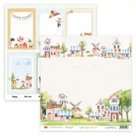   Craft & You Scrapbook papírkészlet 12" (30 cm) Little Explorers Paper Set (1 csomag)