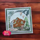 Craft & You Vágósablon Border Mountines Cutting Dies (1 csomag)