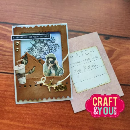 Craft & You Vágósablon ATC Ticket Set Cutting Dies (1 csomag)