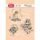Craft & You Szilikonbélyegző Sea Travel Set Clear Stamps (1 db)