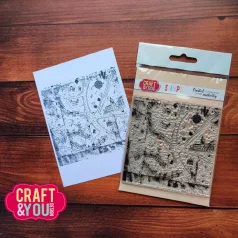   Craft & You Szilikonbélyegző Old Town Map Clear Stamps (1 db)