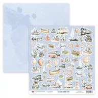  Craft & You Scrapbook kreatív készlet 12" (30 cm) Travel Time Creative Set (1 csomag)