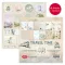 Craft & You Scrapbook papírkészlet 12" (30 cm) Travel Time Paper Set (1 csomag)