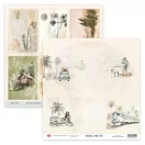 Craft & You Scrapbook papírkészlet 12" (30 cm) Travel Time Paper Set (1 csomag)