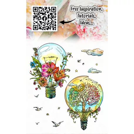 AALL & CREATE Szilikonbélyegző A6 - Earthy Bulbers - Stamp Set (1 db)