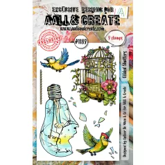   AALL & CREATE Szilikonbélyegző A6 - Gilded Shatters - Stamp Set (1 db)