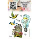 AALL & CREATE Szilikonbélyegző A6 - Gilded Shatters - Stamp Set (1 db)