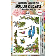   AALL & CREATE Szilikonbélyegző A6 - Swing Garden - Stamp Set (1 db)
