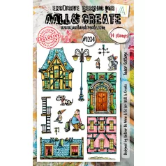   AALL & CREATE Szilikonbélyegző A6 - Tudor Cottage - Stamp Set (1 db)