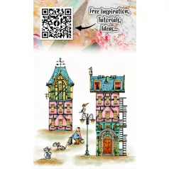  AALL & CREATE Szilikonbélyegző A6 - Tudor Cottage - Stamp Set (1 db)