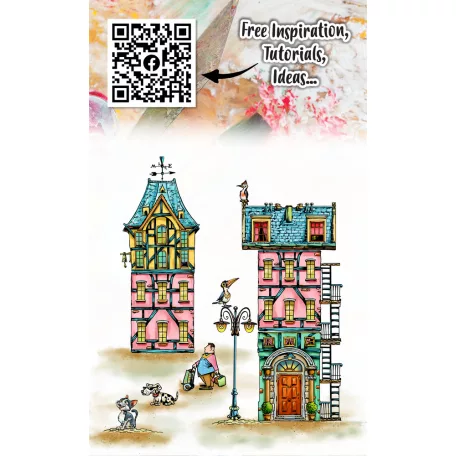 AALL & CREATE Szilikonbélyegző A6 - Tudor Cottage - Stamp Set (1 db)