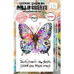   AALL & CREATE Szilikonbélyegző A7 - Floral Flyer - Stamp Set (1 db)