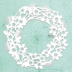   Mintay Papers Chipboard 12" (30 cm) - Decor - Christmas Wreath - Chippies (1 ív)