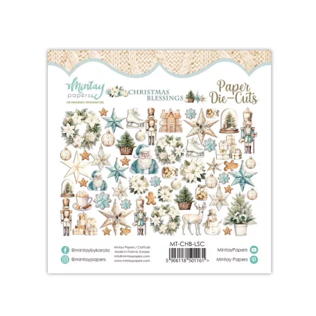 Mintay Papers Christmas Blessings Kivágat Paper Die-Cuts  1 csomag