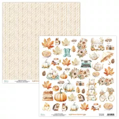   Mintay Papers Autumn Splendor Scrapbook papír Kivágóív Elements 12" (30 cm) 1 lap