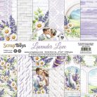 ScrapBoys Lavender Love Scrapbook papírkészlet Paper Pad 6" (15 cm) 24 lap