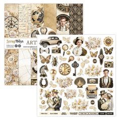   ScrapBoys Art Decoria Scrapbook papírkészlet Paper Pad 12" (30 cm) 12 lap