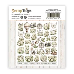 ScrapBoys Romantic Garden Kivágatok Ephemera 1 csomag