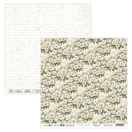 ScrapBoys Romantic Garden Scrapbook papírkészlet Paper Pad 12" (30 cm) 12 lap
