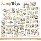 ScrapBoys Romantic Garden Kivágóív készlet Pop Up 6" (15 cm) 24 lap