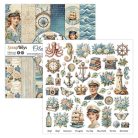 ScrapBoys Old Marina Scrapbook papírkészlet Paper Pad 12" (30 cm) 12 lap