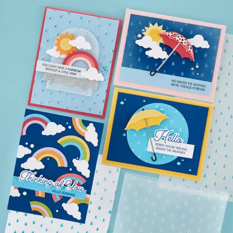 Spellbinders Stencil Raindrop (1 db)