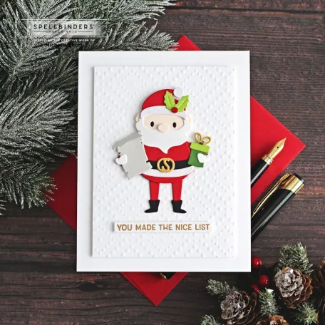 Spellbinders Vágósablon Dancin' St. Nick Cutting Dies (1 csomag)