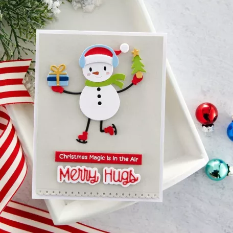 Spellbinders Vágósablon Dancin' Snowman Cutting Dies (1 csomag)