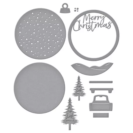 Spellbinders Vágósablon Through the Woods Cutting Dies (1 csomag)