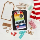 Spellbinders Vágósablon Heart to Heart Tag Cutting Dies (1 csomag)