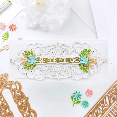 Spellbinders Vágósablon Mini Blooms and Sprigs Cutting Dies (1 csomag)