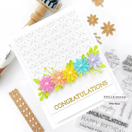 Spellbinders Vágósablon Mini Blooms and Sprigs Cutting Dies (1 csomag)