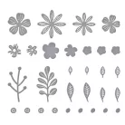 Spellbinders Vágósablon Mini Blooms and Sprigs Cutting Dies (1 csomag)
