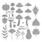 Spellbinders Vágósablon Autumn Wonder Cutting Dies (1 csomag)