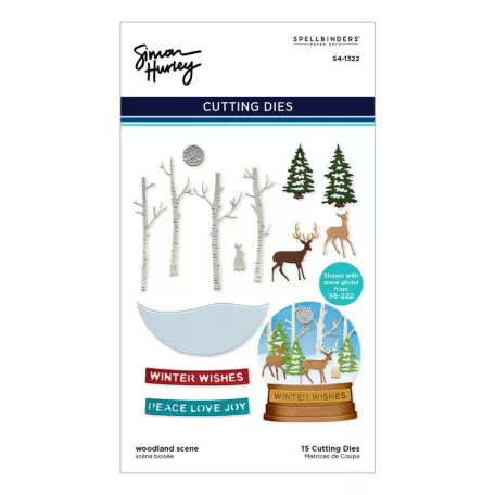 Spellbinders Vágósablon Woodland Scene Cutting Dies (1 csomag)