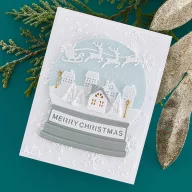  Spellbinders Vágósablon Simon's Snow Globe Cutting Dies (1 csomag)
