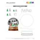 Spellbinders Vágósablon Simon's Snow Globe Cutting Dies (1 csomag)