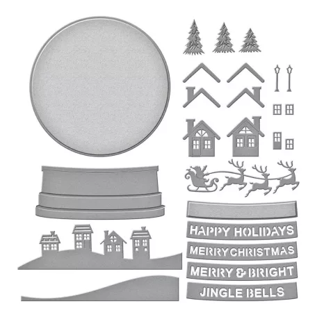 Spellbinders Vágósablon Simon's Snow Globe Cutting Dies (1 csomag)