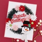 Spellbinders Vágósablon Christmas Wreath Add-Ons Cutting Dies (1 csomag)