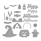 Spellbinders Vágósablon Halloween Wreath Add-Ons Cutting Dies (1 csomag)