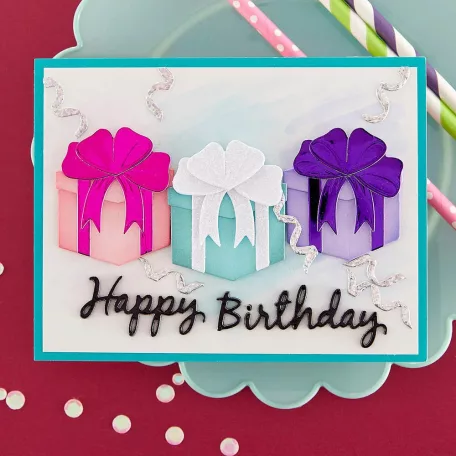 Spellbinders Vágósablon Birthday Wreath Add-Ons Cutting Dies (1 csomag)