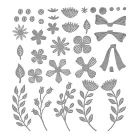 Spellbinders Vágósablon Garden Wreath Add-Ons Cutting Dies (1 csomag)