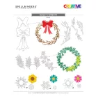 Spellbinders Vágósablon Build-A-Wreath Cutting Dies (1 csomag)